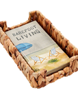 “Barefoot Living” Guest Towel Basket