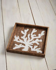 Coral Slat Tray