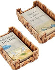 Beach Guest Towel Basket Set