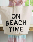 On Beach Time Tote Bag