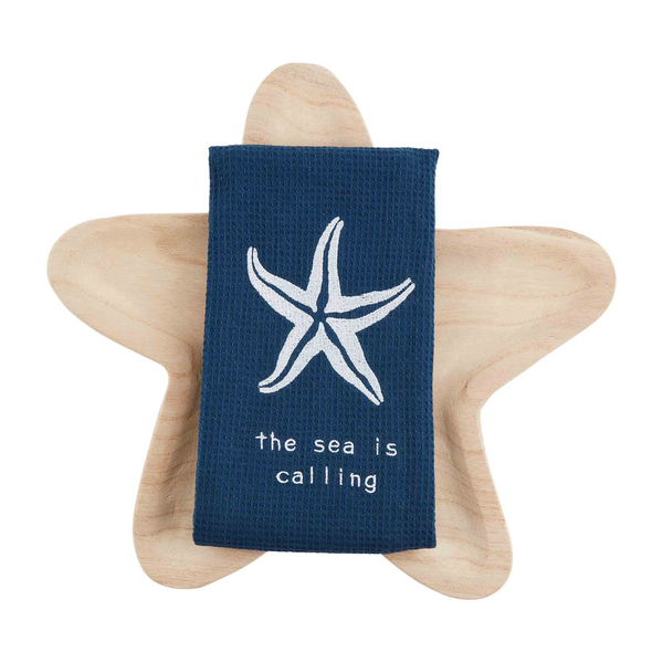 Starfish Tray &amp; Towel Set